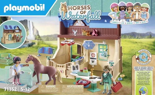 Miniatura 7 de Playmobil Caballos de la Cascada - Terapia Ecuestre y Práctica Veterinaria