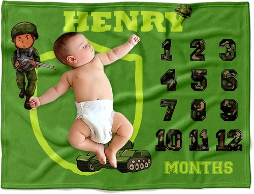 Miniatura 26 de Manta de golf personalizada para bebé, manta deportiva para bebé niño con nombre, manta de bebé con monograma Carrito de golf