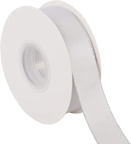 Miniatura 9 de ITIsparkle Cinta de satén de doble cara de 1 pulgada de 25 yardas con bordes dorados, 1 pulgada x 25 yardas - naranja otoñal