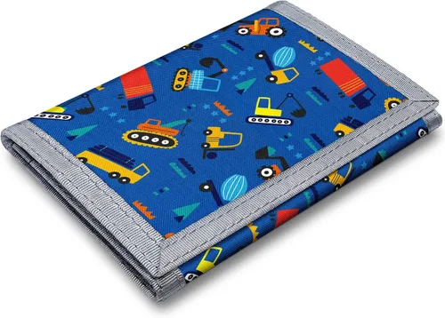 Miniatura 4 de TATAANTY Billetera para niños y niñas de 3 a 16 años, billeteras plegables con bolsillo para monedas con cremallera para niños pequeños, Car4, Coche