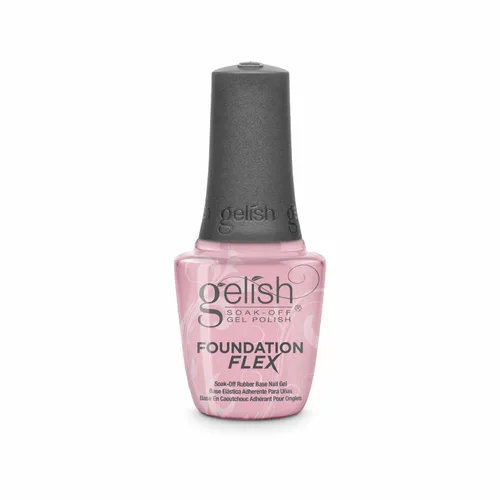 Miniatura 5 de Gelish Foundation Flex – Capa base flexible para uñas, relleno de estrías y protección perfecta, kit de esmalte de uñas de gel de base de goma