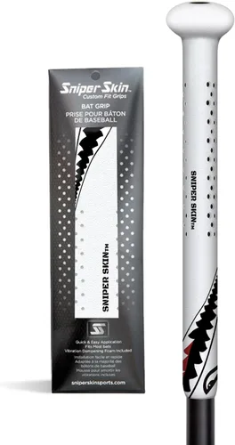 Miniatura 13 de SNIPER SKIN Agarre de bate de béisbol y sóftbol Envoltura de agarre de bate de repuesto Fácil instalación Duradero Impermeable Adherente