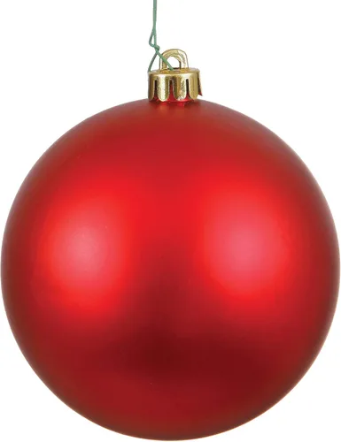 Miniatura 14 de Vickerman Adorno de bola de Navidad inastillable con acabado de lentejuelas con tapa perforada, 6 por bolsa, 4 pulgadas, color negro