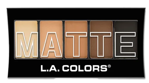 Miniatura 2 de Paleta de 5 sombras para ojos mate La Color, Marrón tweed