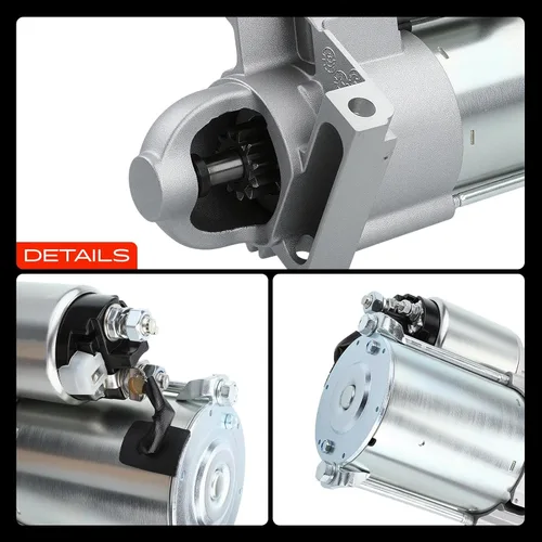 Miniatura 9 de A-Premium Motor de arranque compatible con Chevy Impala, Monte Carlo, Camaro y Buick Lacrosse, Regal, Lesabre y Pontiac Grand Prix, V6 3.8L, 12V