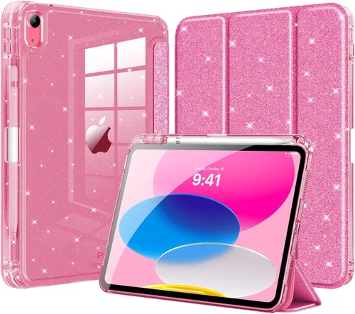 Miniatura 30 de MoKo Funda delgada para iPad (A16) de 11ª generación de 11 pulgadas 2025, iPad de 10ª generación 2022 de 10.9 pulgadas, funda inteligente