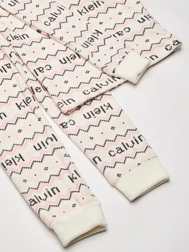 Miniatura 4 de Calvin Klein Conjunto de pijama de 2 piezas de forro polar para niña