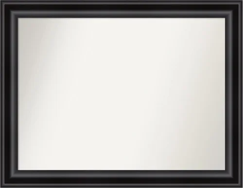 Miniatura 627 de Amanti Art Espejo personalizado, espejo de baño negro puente, espejo de pared o espejo de tocador de baño sobre el fregadero (26 x 26 pulgadas)