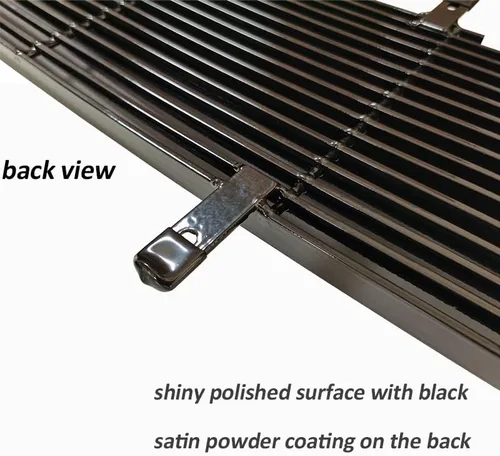 Miniatura 4 de Rejilla cromada para GMC Sierra 1500/2500HD/3500 2003-2007, insertos frontales de parrilla de aluminio de 3 piezas, guarda de reemplazo 04 05 06