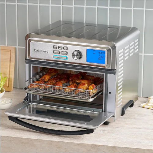 Miniatura 2 de Cuisinart Horno Tostador con Freidora de Aire, Pantalla Digital, Combo de Horno Tostador con Freidora de Aire de 1800 Vatios con Temperatura