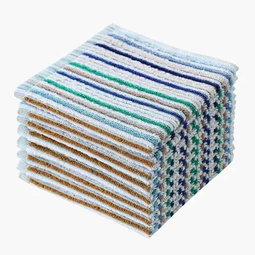 Miniatura 11 de Oeleky - Paños de cocina para lavar platos, trapos de platos ultra absorbentes, paños de limpieza de algodón, paquete de 8, 12x12 pulgadas