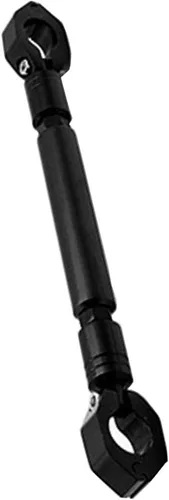 Miniatura 5 de Barra de equilibrio de motocicleta, universal de 0.866 in de aleación de aluminio barra transversal manillar moto reforzar palanca Accesorios (negro)
