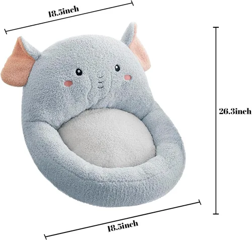 Miniatura 6 de Cojín nido de asiento trasero de dibujos animados, almohadilla para silla de oficina para interiores y exteriores, soporte copetudo para sentarse