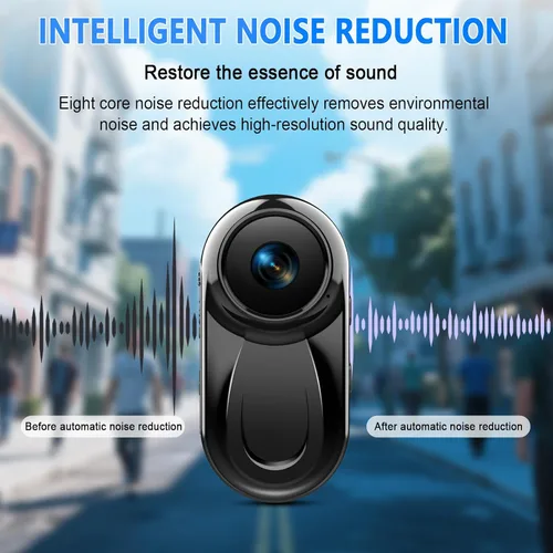 Miniatura 6 de Mini Body Camera 1080P, 512G Thumb Action Camera Hands-Free Recording, Magnetic Vlogging Cam with 360° Rotate, Wearable Video Recorder for
