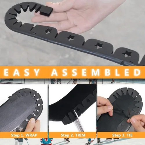 Miniatura 3 de Protector de Pala de Palo de Hockey sobre Hielo Envolvente Protector de Borde Cubierta para Entrenamiento de Hockey al Aire Libre Fuera del Hielo