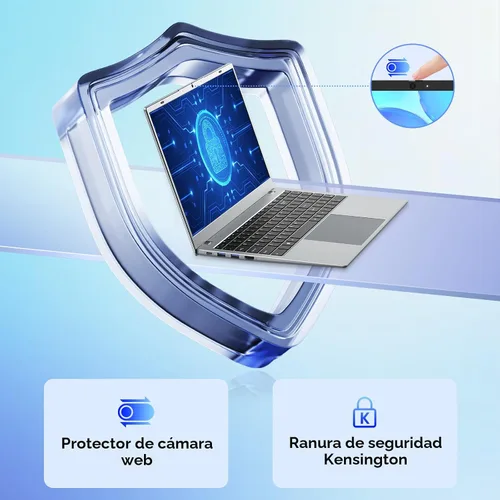 Miniatura 6 de Computadora portátil, pantalla FHD IPS de 15.6 pulgadas, portátil para estudiantes y negocios, 16 GB de RAM 256 GB SSD portátiles, procesador 6500Y