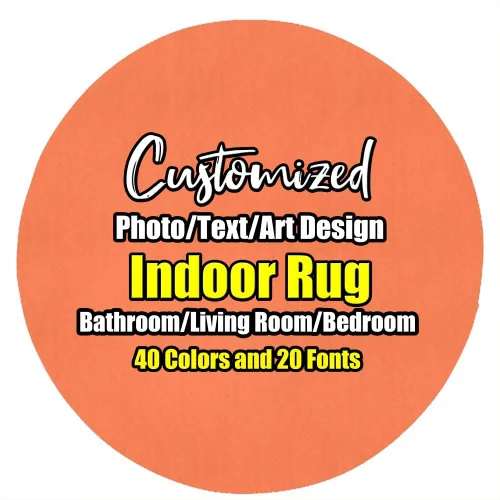Miniatura 12 de sophiehome Customzied - Alfombras de baño con imagen de texto, alfombra de franela personalizada para interiores para el hogar, dormitorio, baño