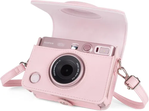 Miniatura 10 de MUZIRI KINOKOO Funda Mini EVO, Cuero PU con Textura de Lichi, Funda Protectora para Cámara Instantánea Instax Mini EVO con Orificio de Carga Preciso