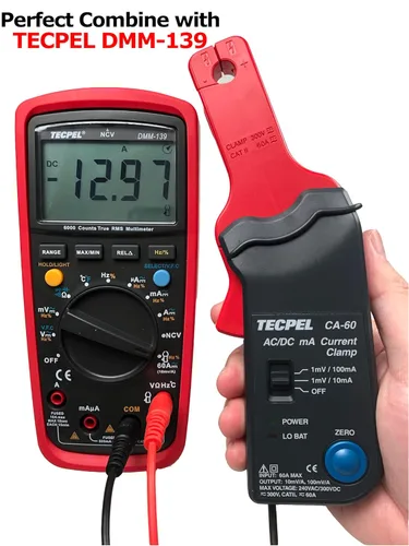 Miniatura 5 de TECPEL CA-60 CA-60 sonda de transmisor de abrazadera de corriente CA-60 CA-60