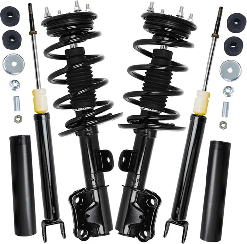 Miniatura 99 de Detroit Axle - Puntales y Amortiguadores para Chevy Traverse Buick Enclave GMC Acadia Saturn Outlook 2007-2012, 2 puntales delanteros con resorte