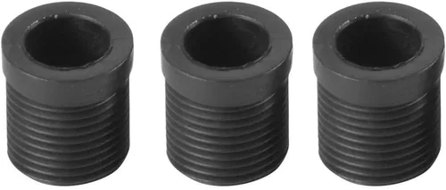 Miniatura 5 de Fydun Pomo de cambio universal negro con forma de bola redonda cabeza de cambio manual con 3 adaptadores