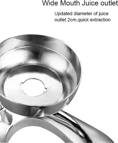 Miniatura 8 de Exprimidor manual de cítricos – Exprimidor de jugo de naranja/limón/fruta – Prensa de jugo de hierro fundido resistente – Base antideslizante, fácil