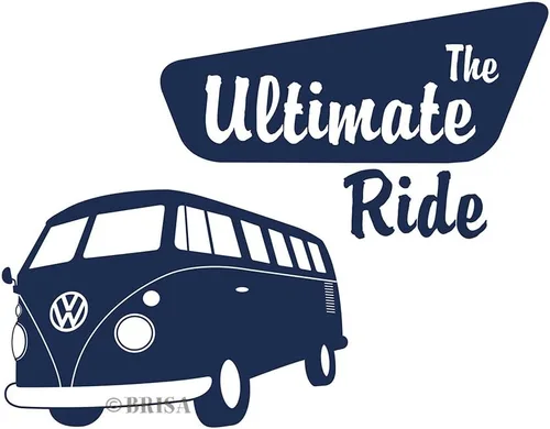 Miniatura 3 de BRISA VW Collection - Volkswagen Napkins - Pañuelos de papel de mesa con motivo de autocaravana VW T1 (El Ultimate Ride/Blanco/3 capas)