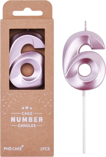 Miniatura 32 de PHD CAKE Velas de cumpleaños de 2 números de 7 cm de oro con diamantes, velas de número dorado, velas de número para pastel, celebración de fiesta