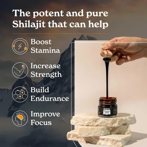 Miniatura 3 de Better Alt Resina Pura de Shilajit del Himalaya Paquete de 5 Grado Dorado de Alta Potencia 375 Porciones para Impulso de Energía y Apoyo