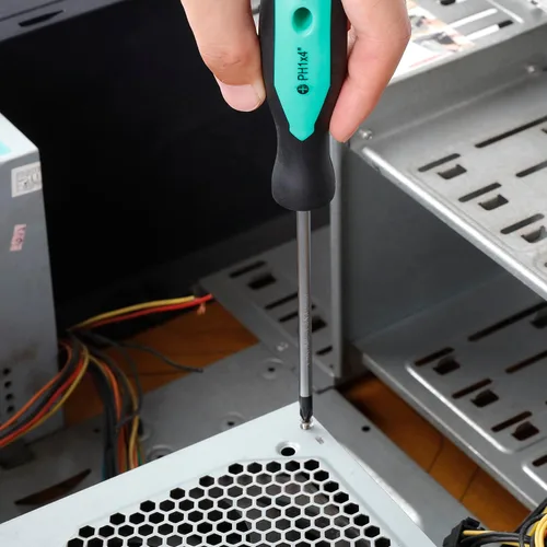 Miniatura 9 de Amazon Basics Juego de destornilladores magnéticos, incluye destornilladores Phillips, ranurados, Torx, cuadrados y rechonchos, juego