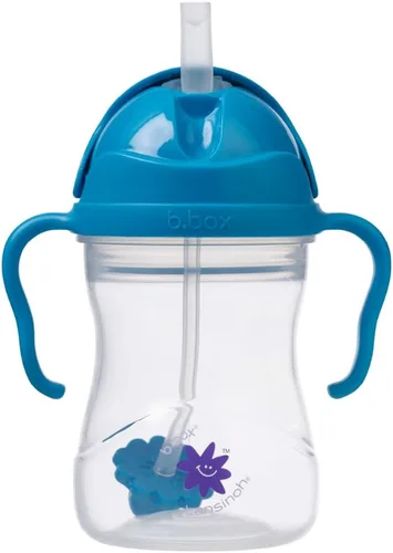 Miniatura 13 de Lansinoh b.box - Vaso para beber con popote con peso para bebés de 6 meses en adelante, a prueba de fugas, sin BPA, taza de 8 onzas, para beber