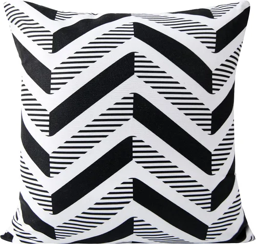 Miniatura 20 de BEDSUM Funda de almohada de microfibra, suave, decorativa, geométrica, abstracta, triangular, funda de cojín cuadrada para sofá, dormitorio, 18 x 18