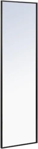Miniatura 3 de Elegant Decor Monet - Espejo rectangular con marco de metal (60 x 18 pulgadas), color negro