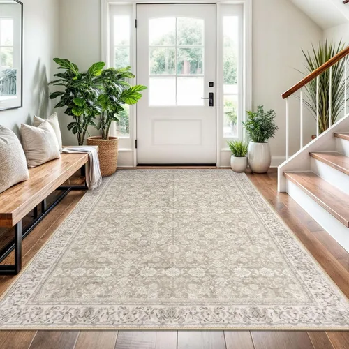 Miniatura 111 de SIILOOM Alfombra antideslizante de pasillo moderna de 2 x 5, súper suave, para pasillos, decoración para cocina, alfombras para pasillos sin 2-Verde