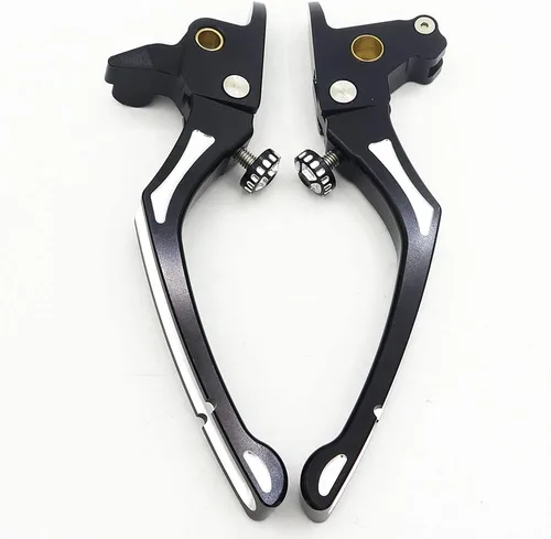 Miniatura 4 de Motocicleta CNC Palancas de freno embrague ajustable para Harley Touring Street Glide 2014-2016