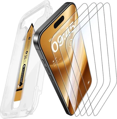 Miniatura 10 de MRGLAS TOP 9H+ - Paquete de 4 protectores de pantalla de vidrio para iPhone 12 Pro Max, protector de pantalla de privacidad con protector de lente