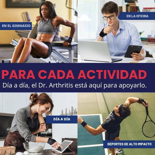 Miniatura 6 de Doctor Developed - Muñequera para artritis del túnel carpiano, tendinitis, soporte de mano, ideal para fitness, levantamiento de pesas, manual