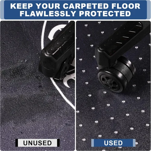 Miniatura 3 de Oroonoko Tapete para silla de alta resistencia para alfombras, extra grueso, para silla de oficina, para escritorio y sillas rodantes, 48 x 36