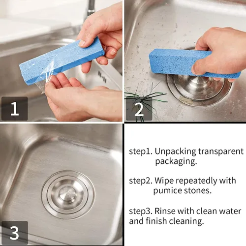 Miniatura 3 de Norme 30 piedras pómez para limpieza de estropajos pómez, limpiador de barra pómez para quitar el anillo del inodoro, baño, hogar, cocina, piscina