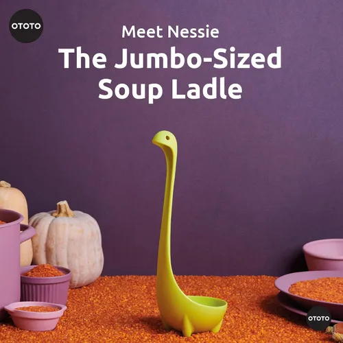 Miniatura 3 de OTOTO El Cazo de Sopa Original Nessie - Divertidos Gadgets de Cocina, Diseño del Lago Ness, Regalos de Cocina para Mamá - Útiles de Cocina Lindos