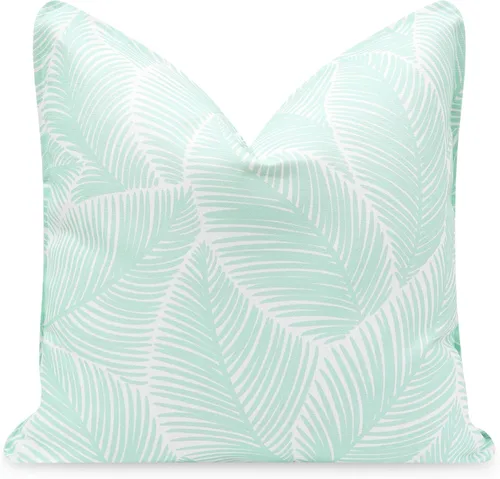 Miniatura 12 de Hofdeco Premium Solo funda de almohada lumbar para patio costero de otoño, 12 x 20 pulgadas, repelente al agua para patio trasero, sofá, borla