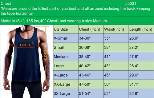 Miniatura 3 de NELEUS Men's 3 Pack Dry Fit Y-Back Muscle Tank Top
