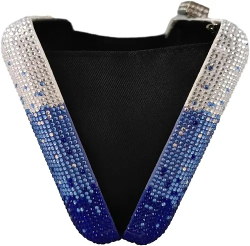 Miniatura 8 de Boutique De FGG Elegantes bolsos de noche de cristal para mujer, caja de fiesta formal, embrague, boda, diamantes de imitación, bolso de novia