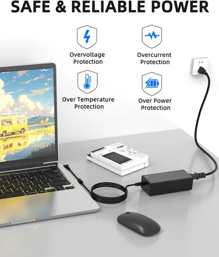 Miniatura 5 de Cargador para portátil de 65 W y 45 W compatible con Lenovo IdeaPad Series