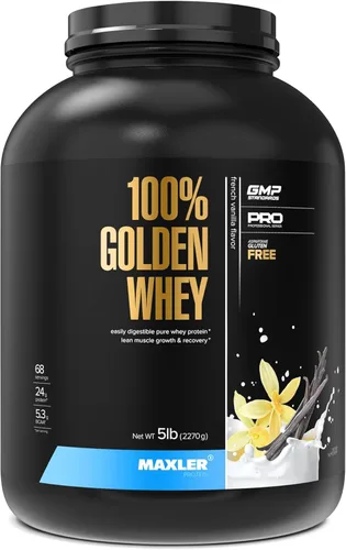 Miniatura 28 de Maxler 100% proteína de suero de leche dorada – 0.88 oz de proteína de suero de alta calidad en polvo por porción – Pre, post e intra entrenamiento