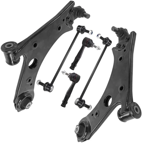 Miniatura 219 de Detroit Axle - Kit de extremo delantero para Chrysler 300 Dodge Charge Challenger 2011-2023, 2 brazos de control inferiores traseros 2 rótulas