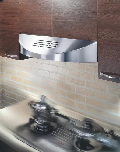 Miniatura 2 de KOBE CHX3830SQBD-3 Brillia Campana extractora bajo gabinete sin conductos de 30 pulgadas, 3 velocidades, 400 CFM, luces LED, filtros deflectores