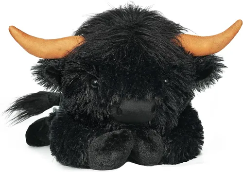 WDXDSOB Animales de Peluche de Vaca Highland con Peso | 4.2 Libras Peluche de Vaca Highland con Peso para Niños y Adultos | Almohada de Juguete de
