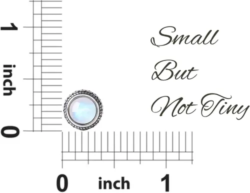 Miniatura 70 de Aretes de plata de ley con piedra natal de cristal real, joyería para mujer, moda occidental 925, envejecida, bohemia, hecha a mano, el mejor regalo