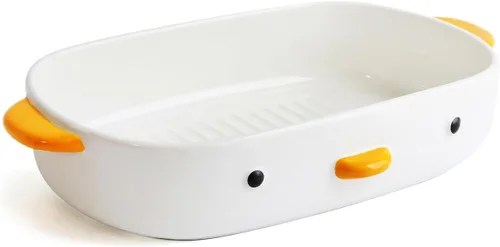 Miniatura 7 de PURROOM Tazón Divertido de Pato Lindo, Tazones de Sopa de Cerámica de Seguridad con Esmalte Hecho a Mano de 17oz, Tazón de Arroz de 4.6''. (500ML)